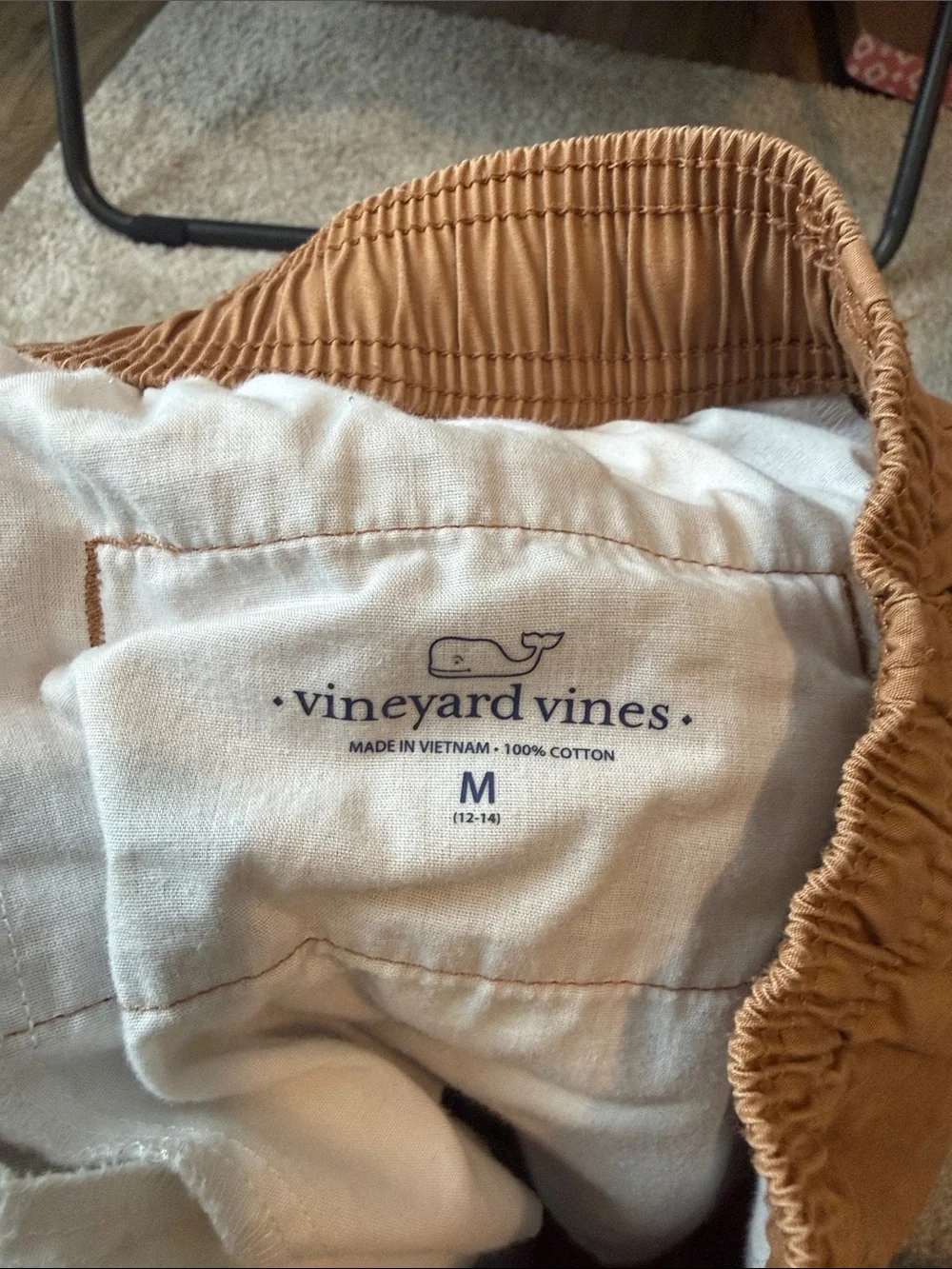 Vineyard Vines Kids Khaki Elastic-Waist Joggers - Picture 3 of 3